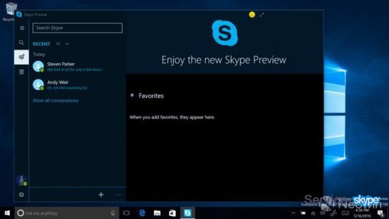 skype版本升級，支持黑暗主題和多賬號